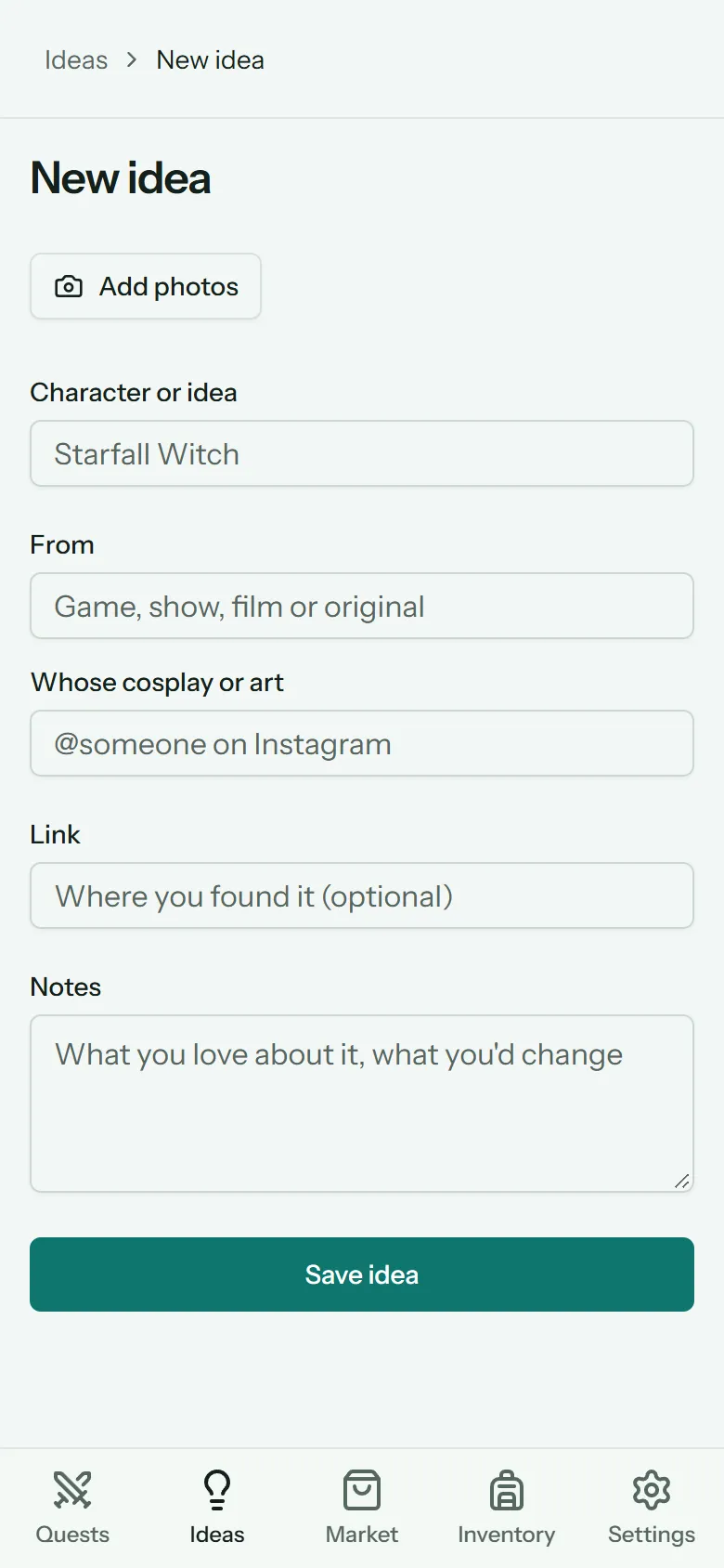 A new idea